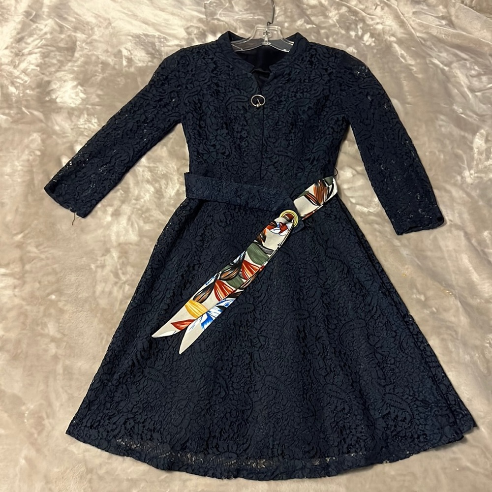 Navy blue dress